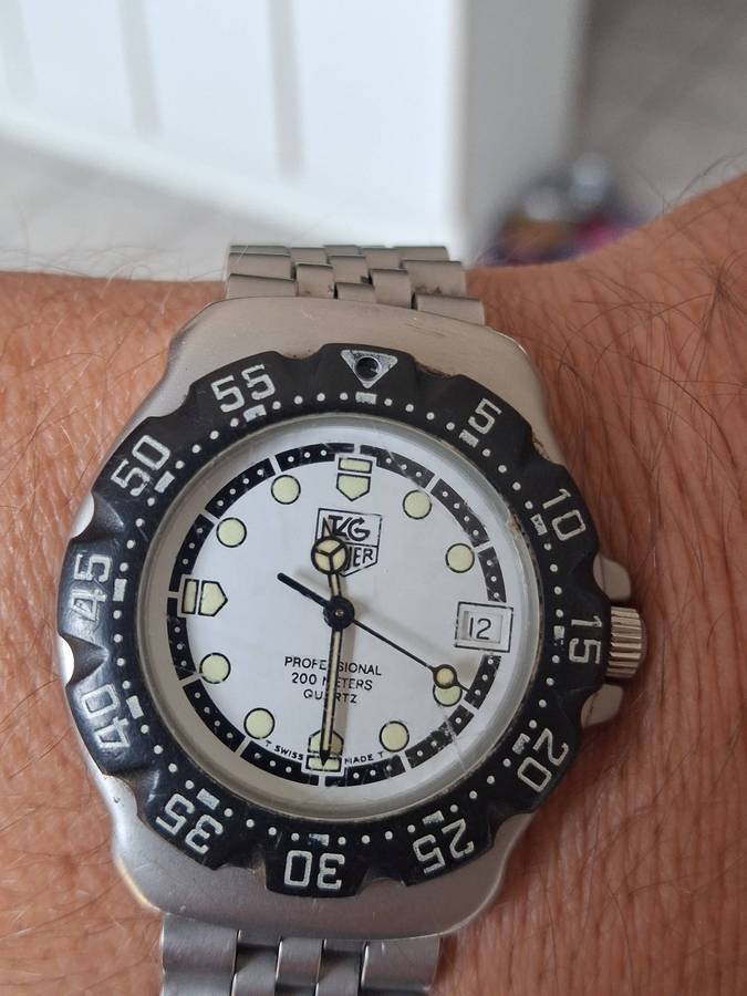 Vintage men's tag drivers watch