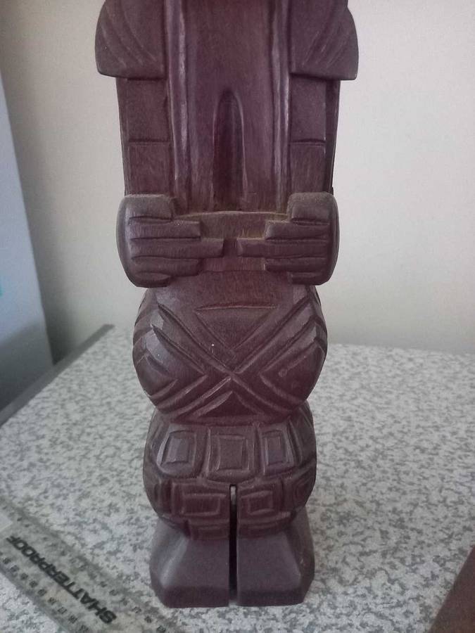 Vintage Hand Carved African Ashanti Fertility Folk Art Sculpture