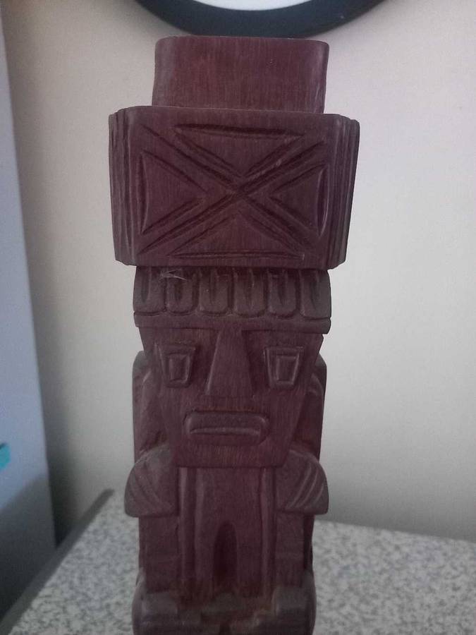 Vintage Hand Carved African Ashanti Fertility Folk Art Sculpture