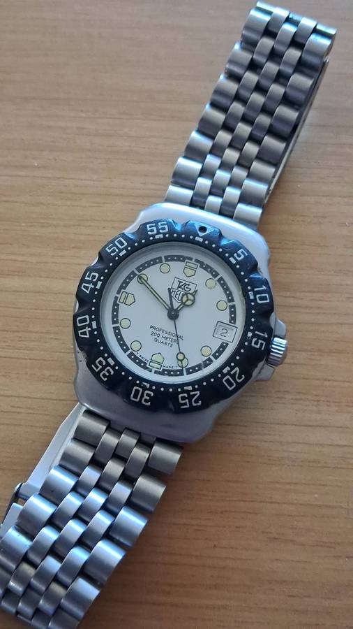Vintage men's tag drivers watch