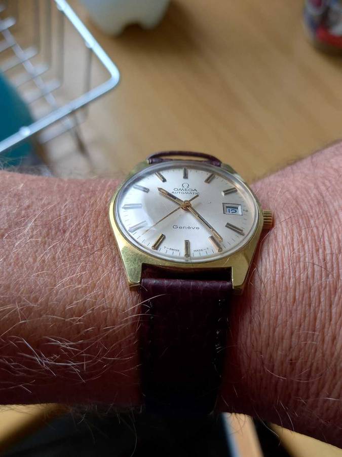 Vintage men's omega automatic watch