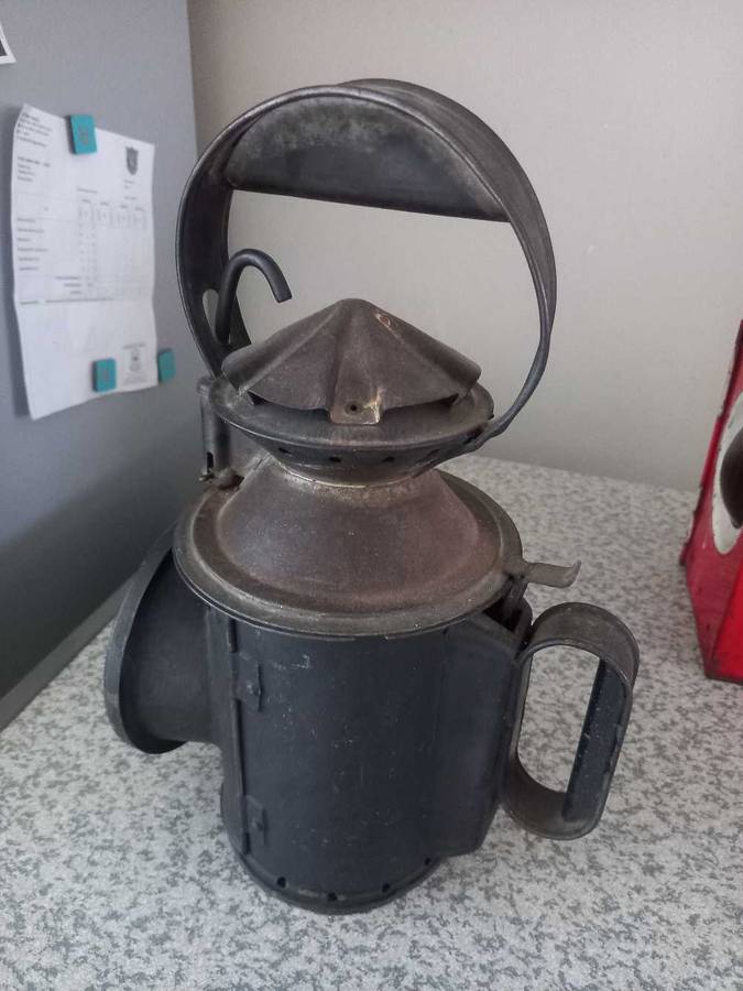 2x old vintage lamps working condition