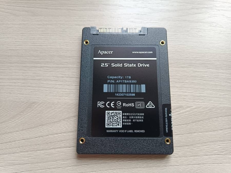 Apacer AS350 1TB 2.5 SATA III Internal Solid State Drive  SSD