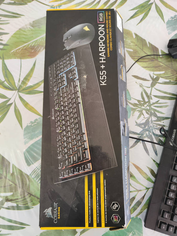 Corsair Gaming K55 + Harpoon RGB Keyboard and Mouse Combo