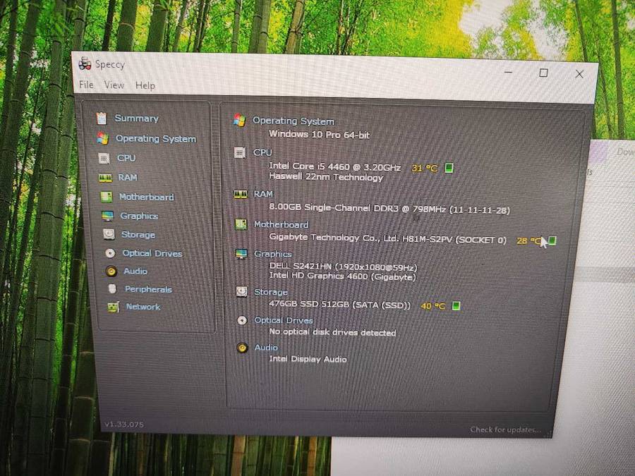 Intel Core i5 4460 Combo**Gigabyte H81M Motherboard**4GB DDR3 Ram