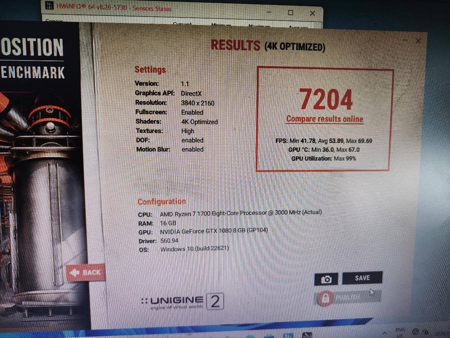 iChill Herculez X 3 GTX1080 8GB GDDR5X Graphics card