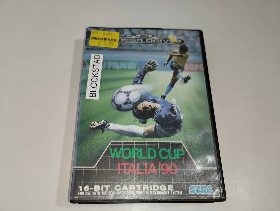 World Cup Italia '90 & World Class Leader Board Sega Mega Drive Bundle (MD, PAL, CIB)