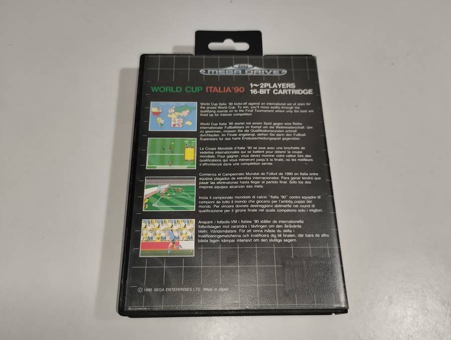 World Cup Italia '90 & World Class Leader Board Sega Mega Drive Bundle (MD, PAL, CIB)