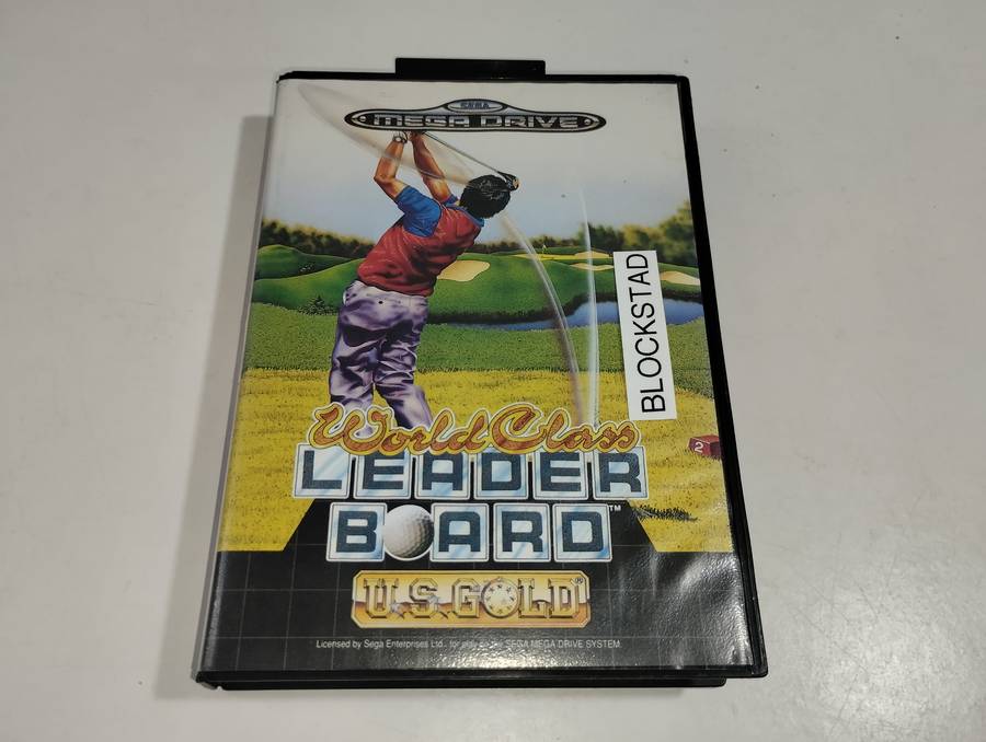 World Cup Italia '90 & World Class Leader Board Sega Mega Drive Bundle (MD, PAL, CIB)