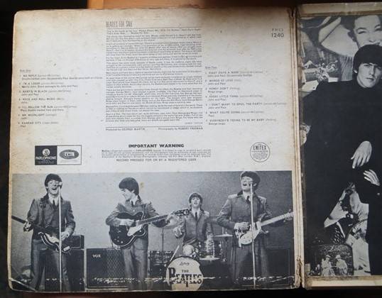 Beatles For Sale - Vinyl LP - VG Vinyl / Cover see pics