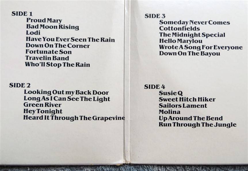 CREEDENCE CCR The Best of - Vintage Vinyl 2 X LP Set - VG