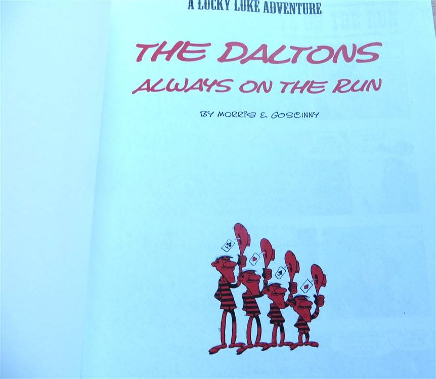 The Daltons always on the Run - Lucky Luke - Morris & Goscinny Comic