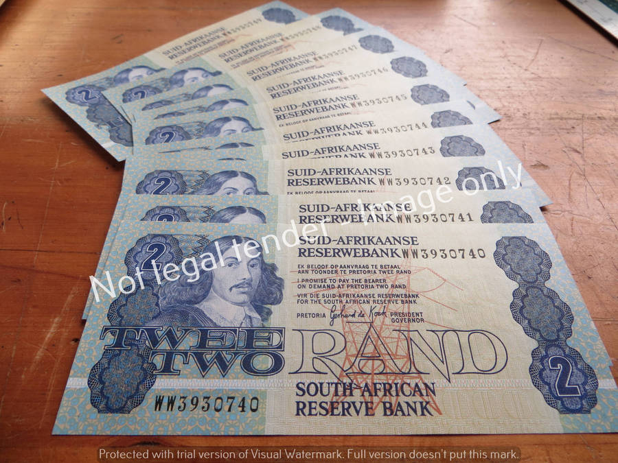 10 x GPC De Kock R2 Replacement Notes WW #3930740 to 49