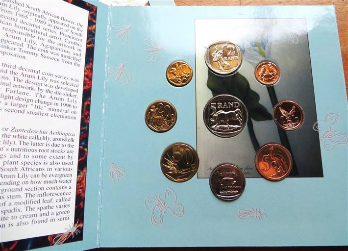 1997 RSA Uncirculated Coin Set as issued by SA Mint