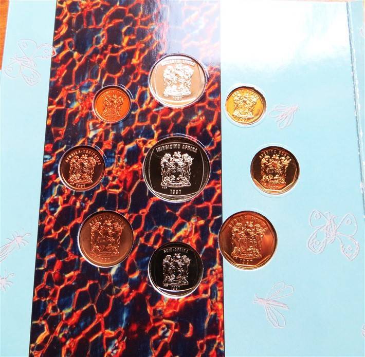 1997 RSA Uncirculated Coin Set as issued by SA Mint
