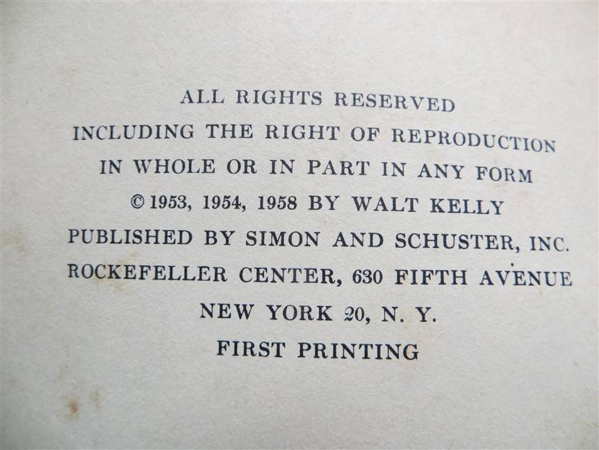 1953 Pogo - Walt Kelly - Sundae Parade 1st Printing