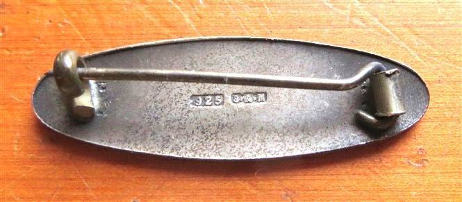 Pass the Ammunition Badge - .925 Silver Stamped Type