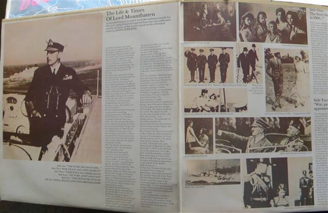 Life & Times of Lord Mountbatten 3 x LP Vintage Vinyl - VG