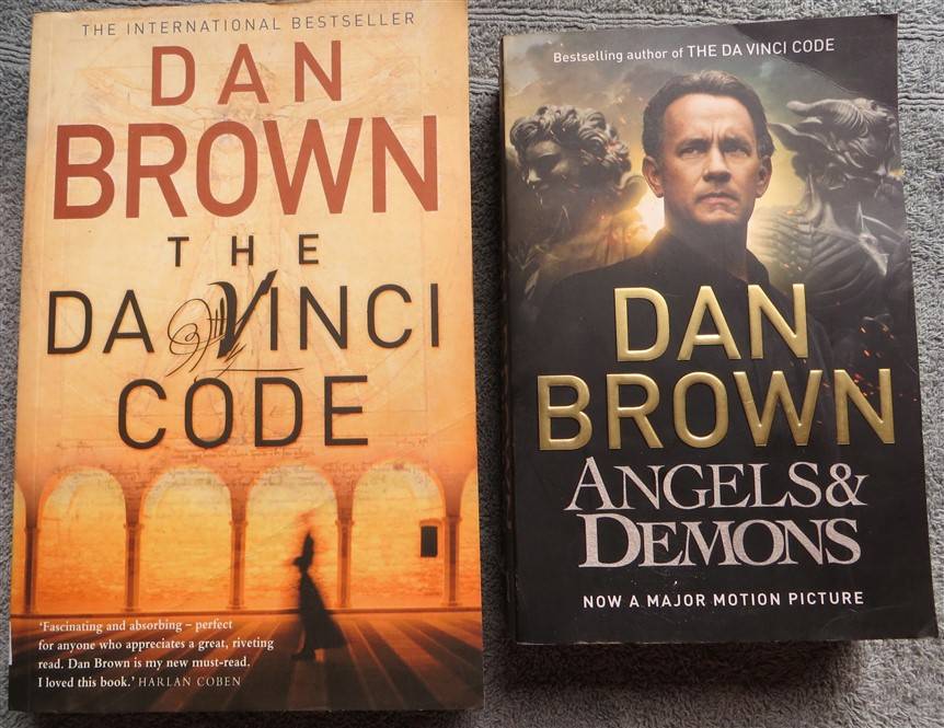 2 x Dan Brown Titles - 1 Bid for both
