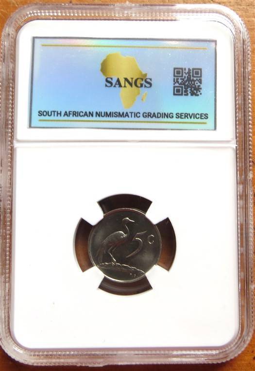 1974 RSA 5c SANGS MS63