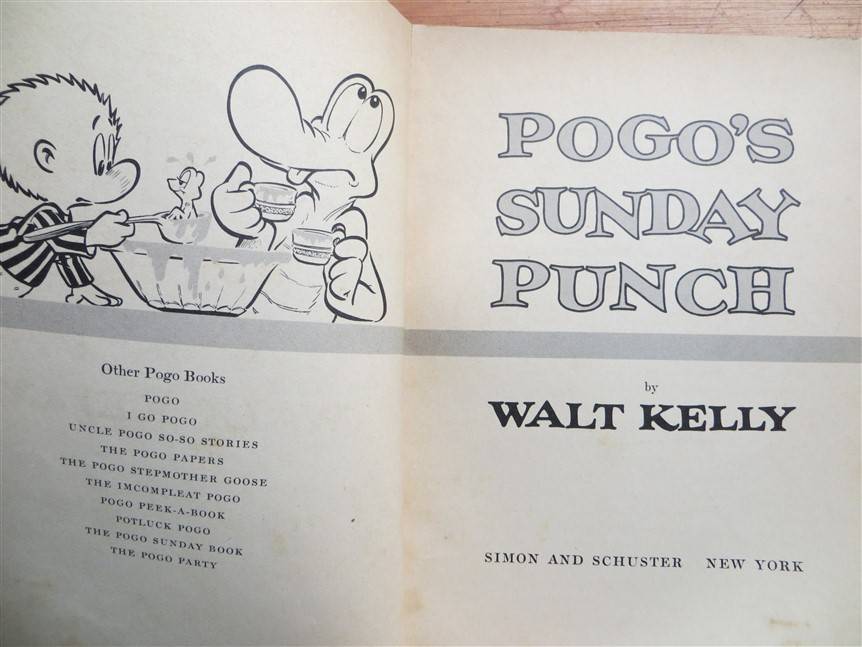1952 Pogo - Walt Kelly - Sunday Punch - 1st Printing