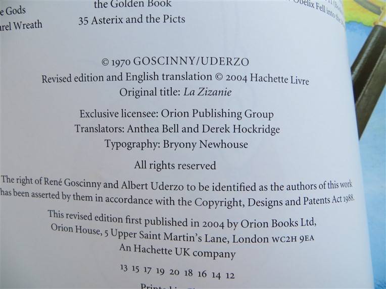 Asterix & the Roman Agent - Comic Book - Goscinny & Uderzo - good condition