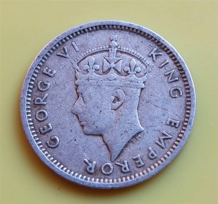 1940 Southern Rhodesia 3d Silver Coin