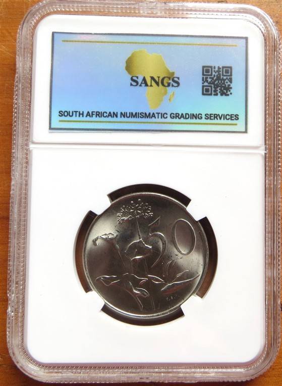 1974 RSA 50c SANGS MS62