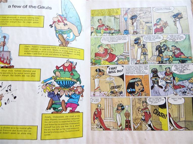 Asterix & Cleopatra - Comic Book - Goscinny & Uderzo - Water Damage Rescue