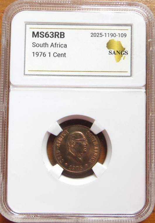 1976 RSA 1c SANGS MS63RB