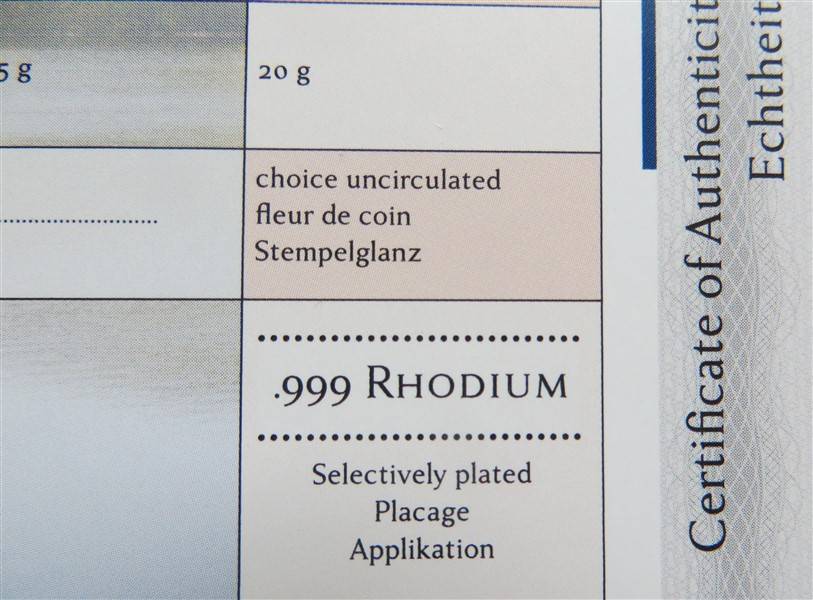 Serbia Prestige Specimen Euro Gold & Rhodium Plated Set in Capsule + Cert.