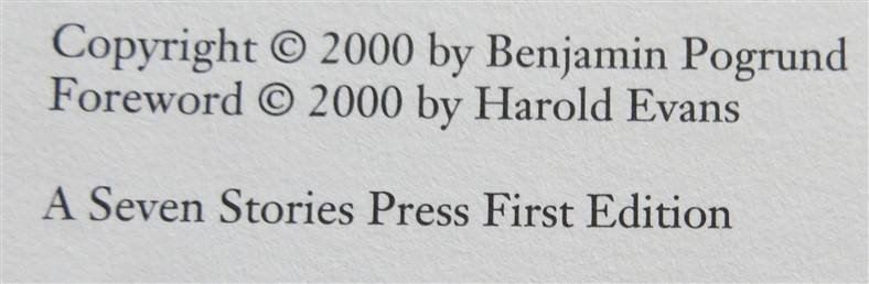 War of Words - Benjamin Pogrund - 1st Ed.