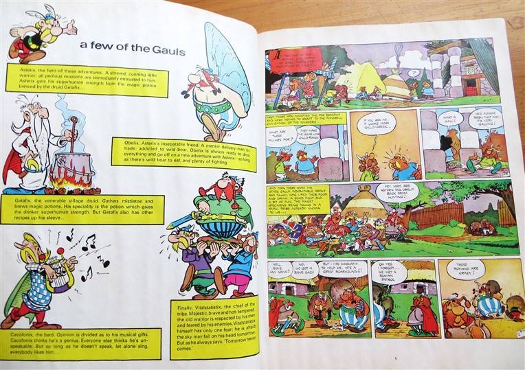 Asterix & the Big Fight - Comic Book - Goscinny & Uderzo - Water Damage Rescue
