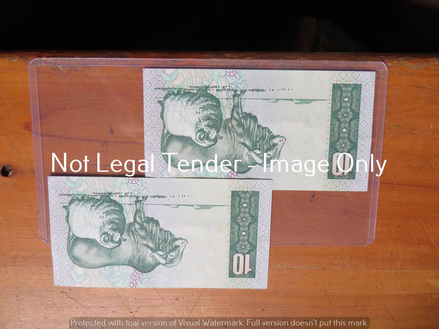 2 x GPC De Kock 10 Rand Notes in Sequence #C464 781623-4