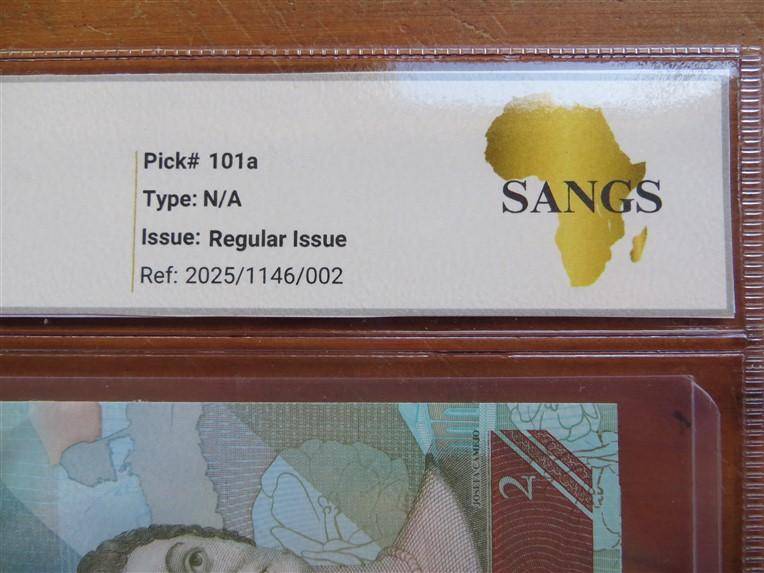 3 x Venezuela MS64 SANGS Graded Consecutive No. 2 Bolivares