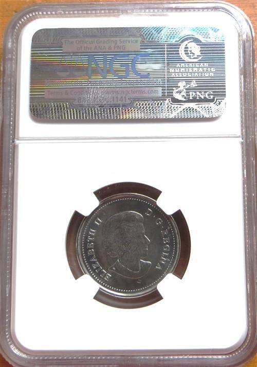 2011 Canada 25c NGC MS67 Peregrine Falcon coin