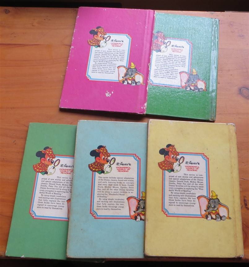 Disney Bundle of 5 x hardcover titles - 1 bid for all