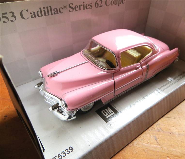 1953 Pink Cadillac Coupe - Mint in Box - Kinsmart 1:43