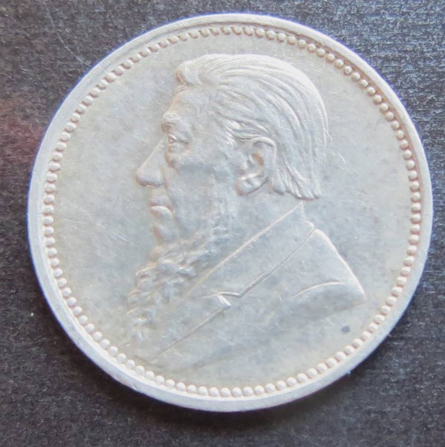 1897 ZAR 3d Tiekie Silver 0.925