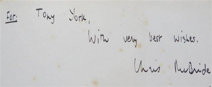 Liontide - Christopher McBride - Signed twice by Author (1990)