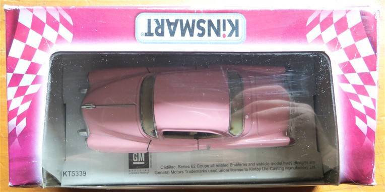 1953 Pink Cadillac Coupe - Mint in Box - Kinsmart 1:43
