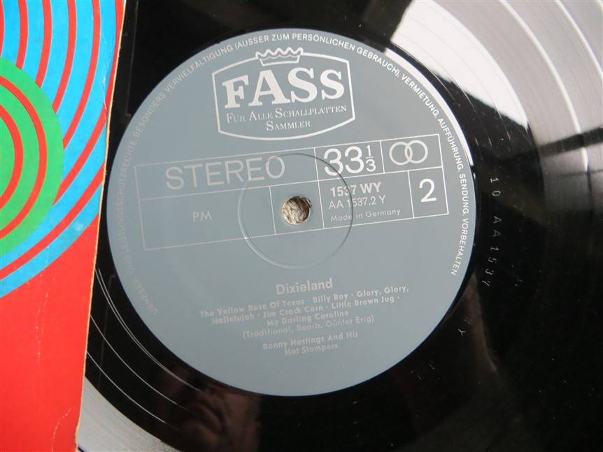 Dixieland - Ronny Hastings and is Hot Stompers - Vintage Vinyl LP - VG