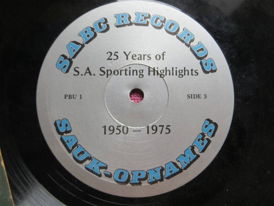 25 Years of SA Sporting Highlights Vintage 2 x Vinyl LP Set SABC/SAUK