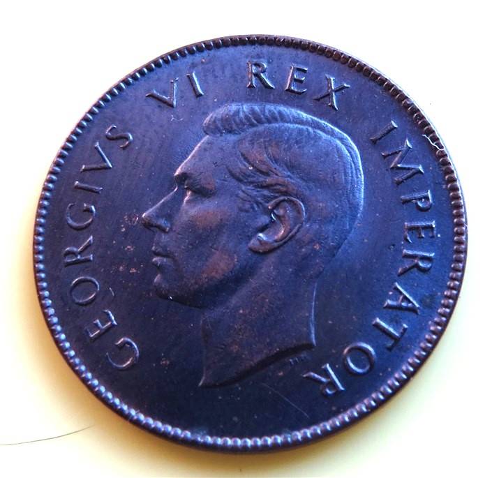 1938 SA Union 1/4d Farthing Coin