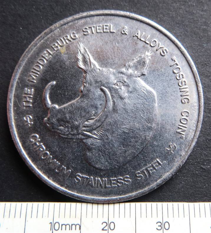 Middelburg Steel & Alloys Tossing Coin - Warthog