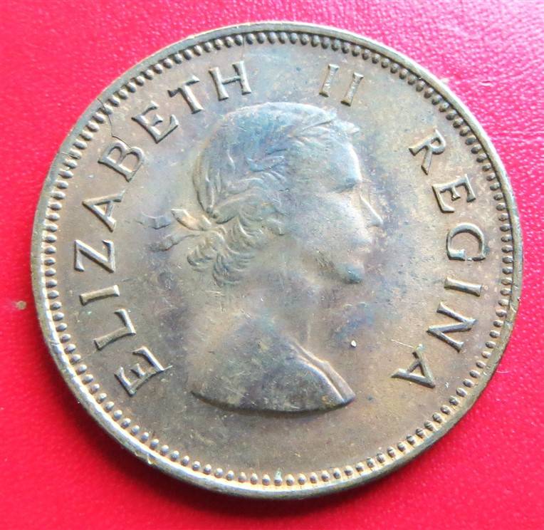 1957 SA Union Half Penny 1/2d