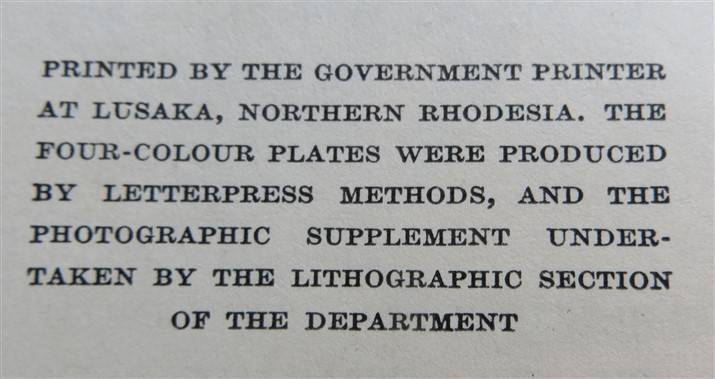 Birds of Northern Rhodesia - A Checklist (1957) Benson & White