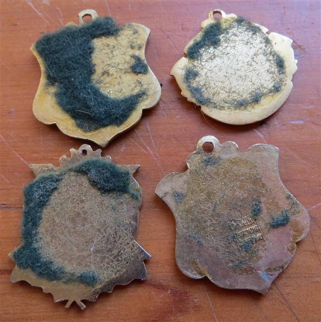 4 x Caledonian Pendant Badge Lot
