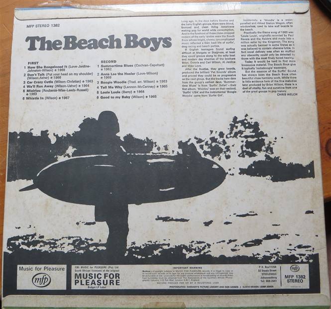 The Beach Boys - LP Vintage Vinyl - VG