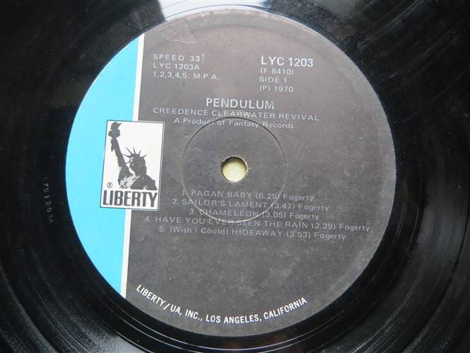 Creedence Clearwater Revival - Pendulum - LP Vintage Vinyl - VG